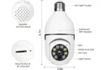 Wireless Wifi Bulb Camera Security Camera Dome Security Camera - Image 2