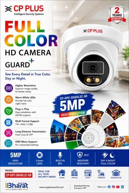 5MP HD DOME COLOR